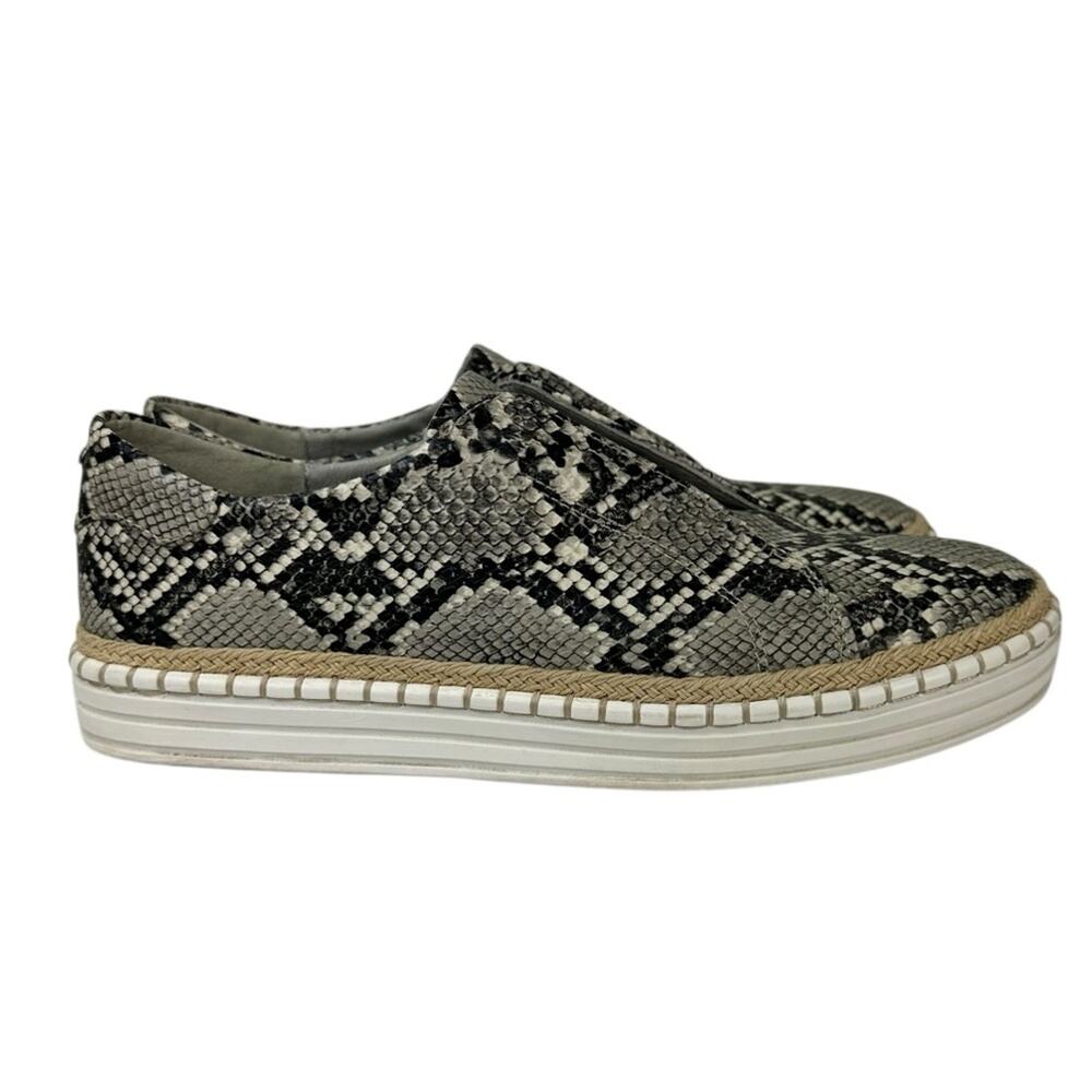 J Slides Karla Python Snakeskin Leather Slip-On S… - image 5